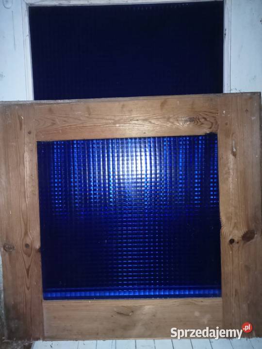 Szyby grube szkło niebieskie lubelskie