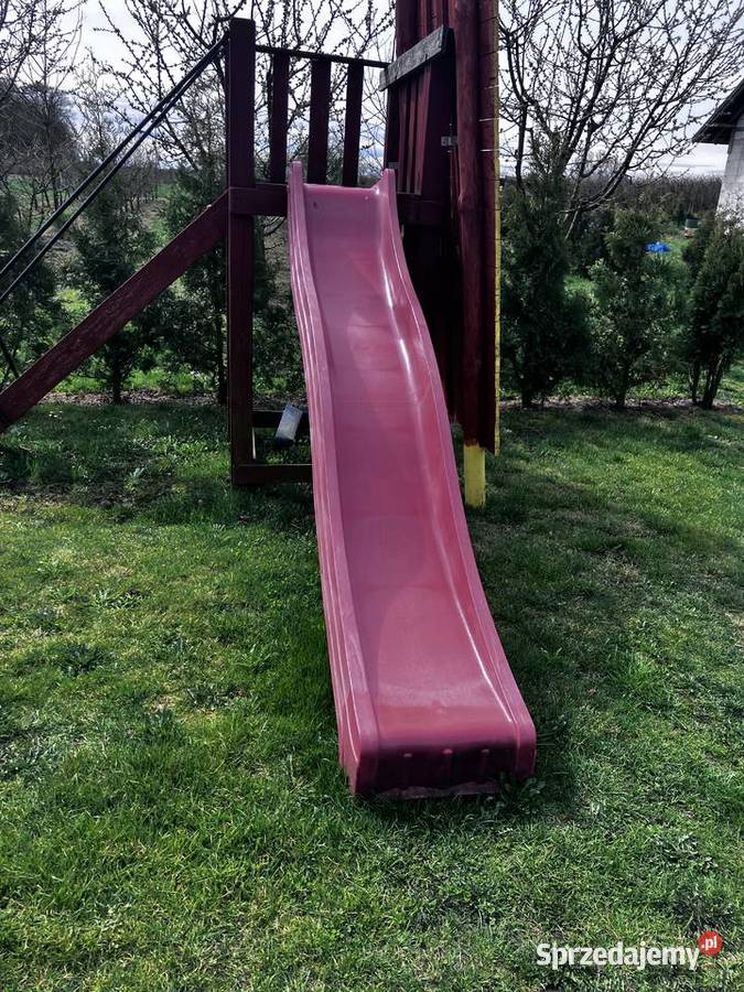 Trampolina zjeżdżalnia ścianka wspinaczkowa Sulisławice