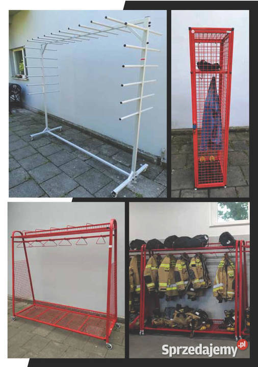 Wieszaki Strażaków PSP OSP wielostanowiskowe