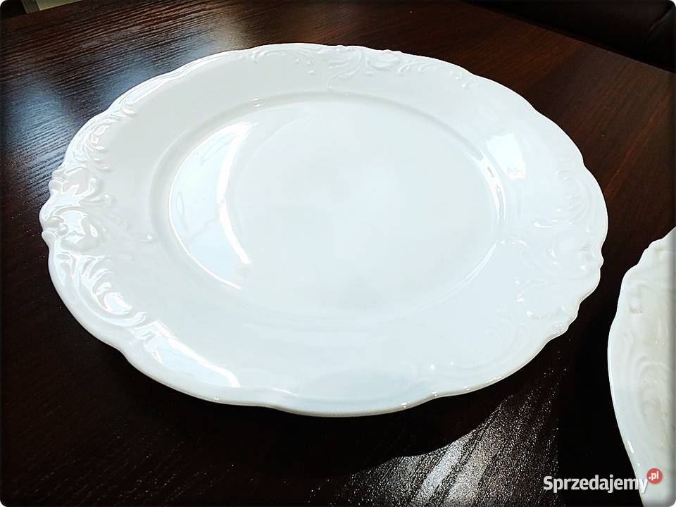 Talerz Porcelana Wawel 26 Biały Talerz z Żary