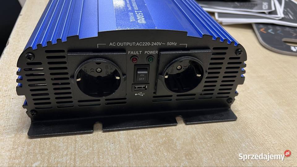 Przetwornica 24V na 230V 1500W Mielec sprzedam