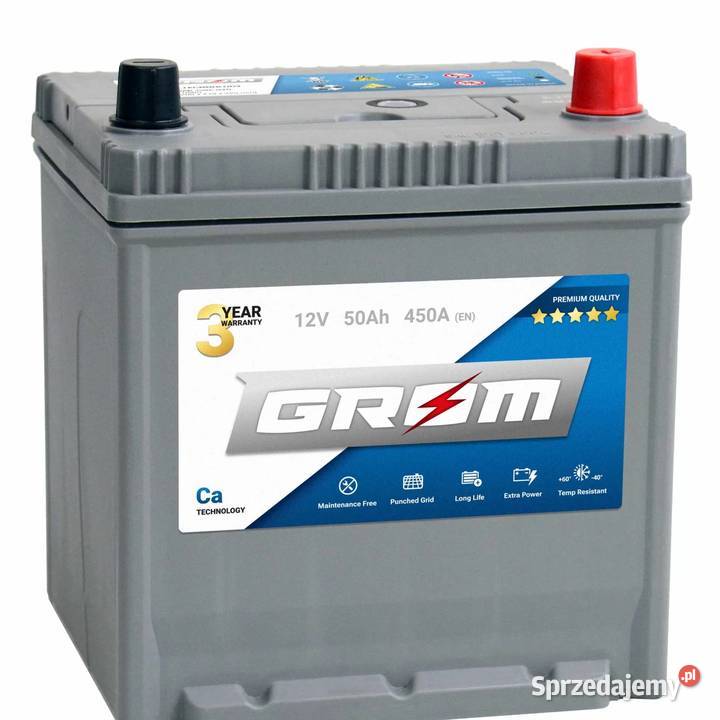 Akumulator GROM Premium 50Ah 450A PL Tczew