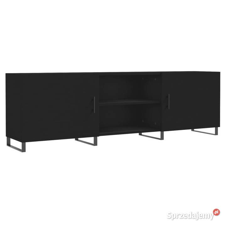 Szafka pod TV czarna 150x30x50 materiał Warszawa sprzedam