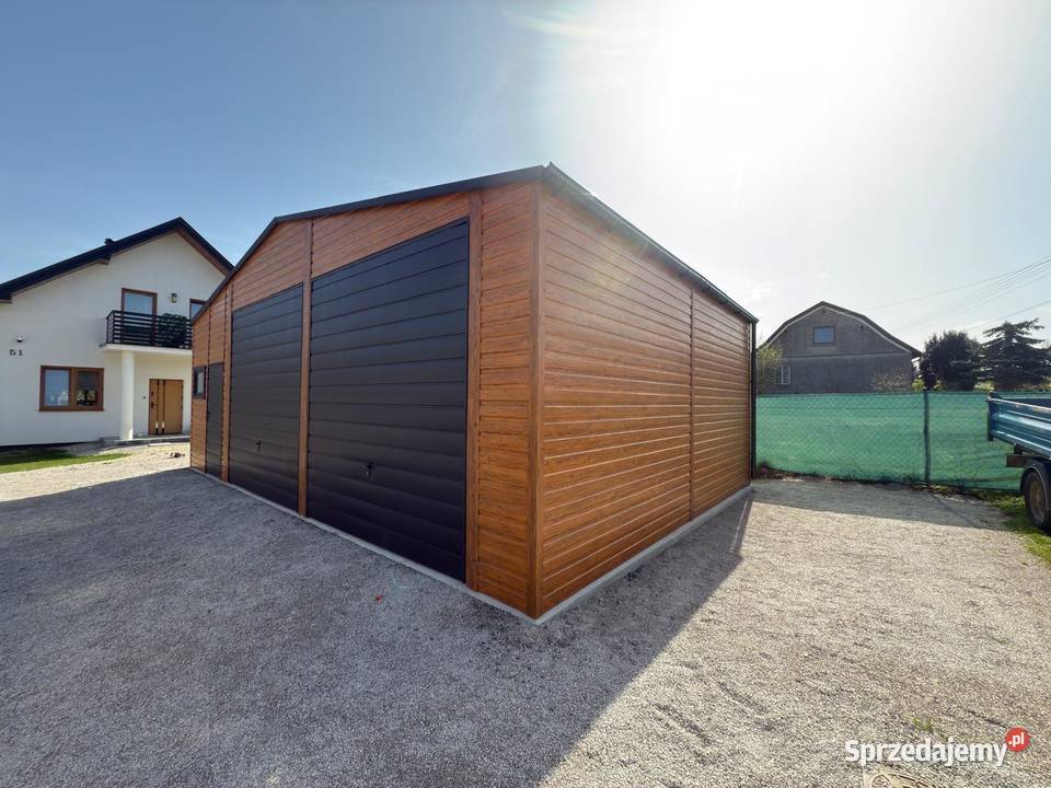 Garaż blaszany hala wiata 9x7 wyższy producent Czersk