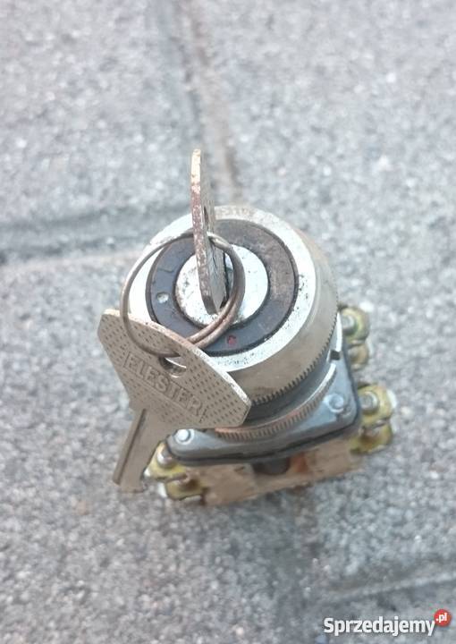 Przycisk sterowniczy Stacyjka 500 V 25 A Made In Ostrów Wielkopolski