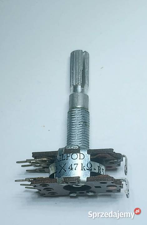 POTENCJOMETR STEREO 2x47kom TELPOD ORYGINAŁ DO Części i akcesoria sprzedam