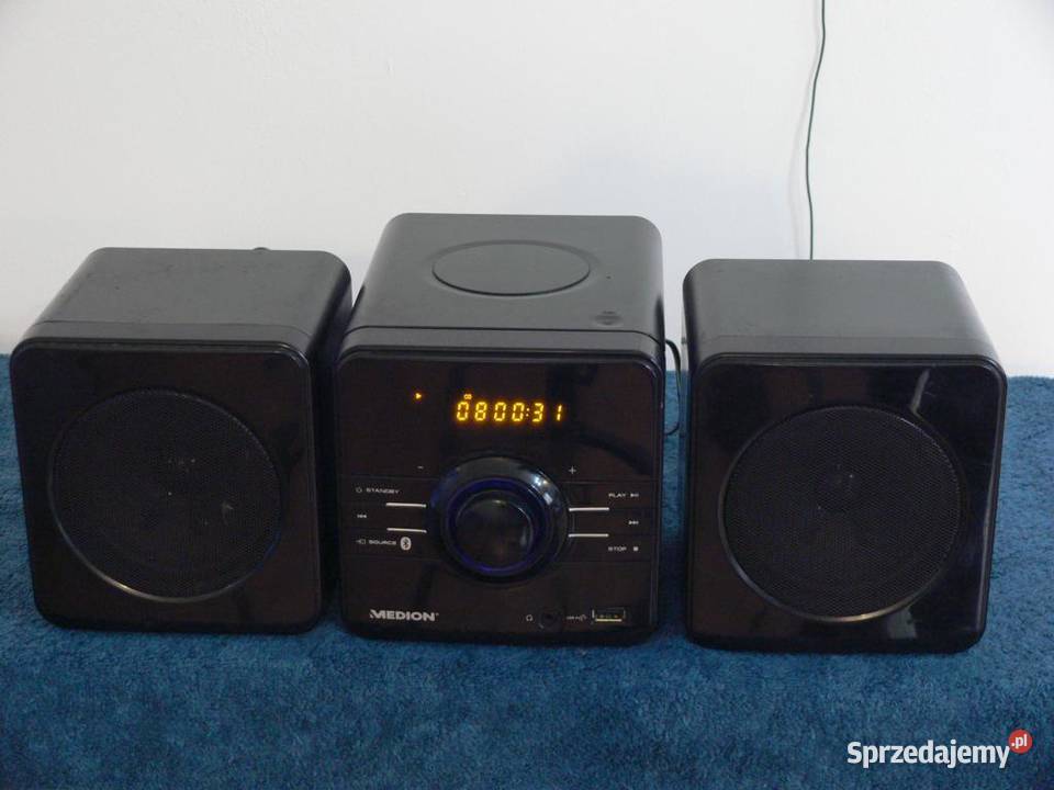 Wieża Medion z kolumnami CD USB mp3 BT WYSYŁKA