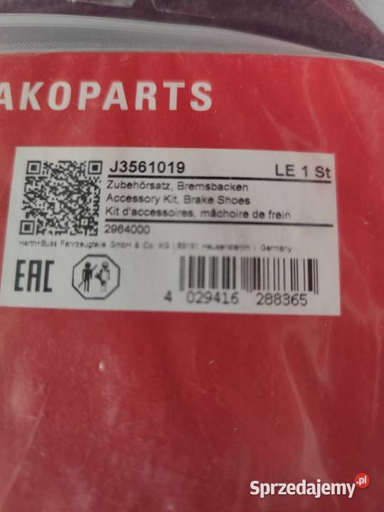 Zestaw hamulcowy suzuki alto nissan pixo Błaszki