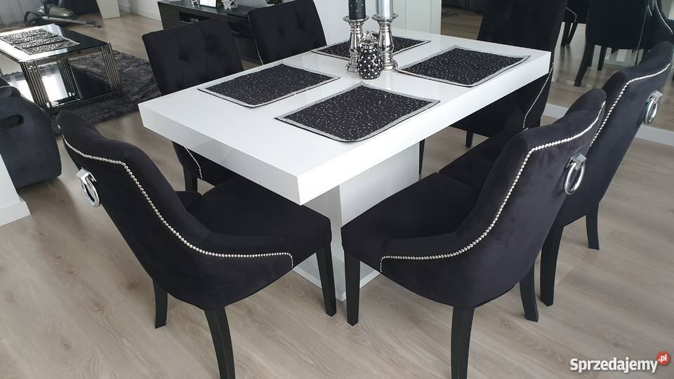 Krzesło shabby vintage glamour chesterfield z Stoły, krzesła, biurka Wrocław sprzedam