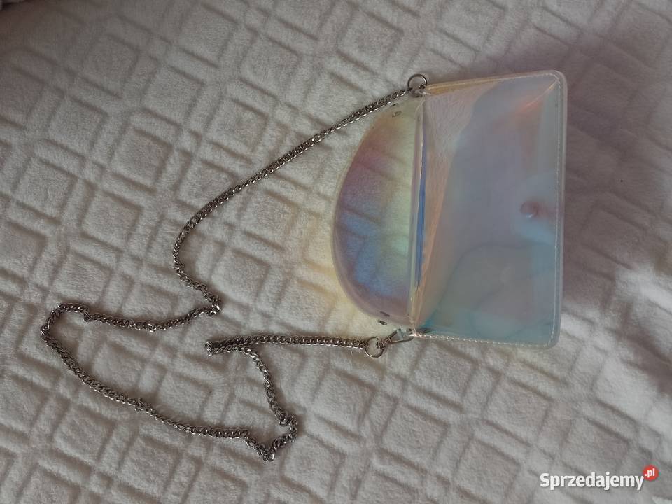 ZARA Hologramowa torebka listonoszka wieczorowa Kraków