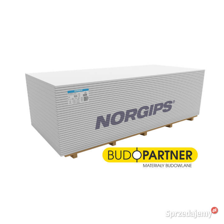 Płyta gipsowa Norgips GKB 125mm Typ A 20m i 26m Legnica