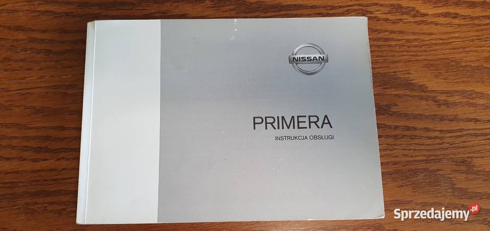 Książka obsługi Nissan Primiera P-12 w języku polskim