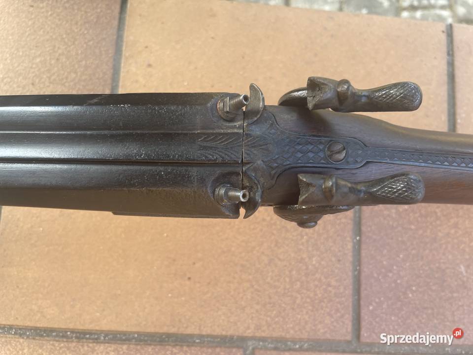 Dubeltówka kapiszonowa czarnoprochowa