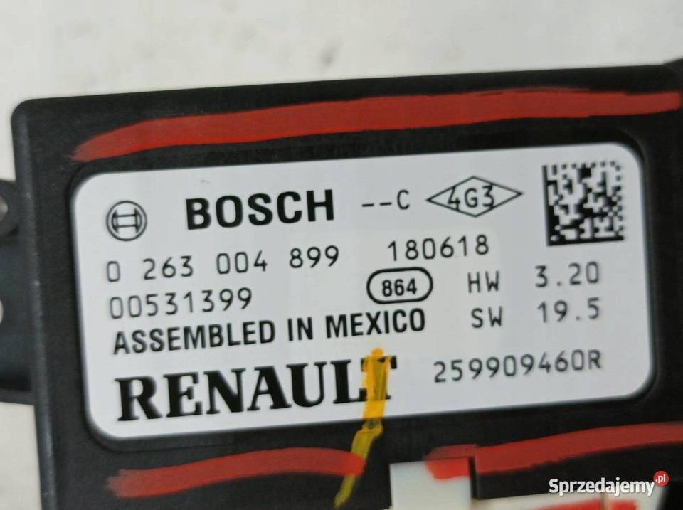 MODUŁ PDC PARKOWANIA 0263004899 Renault Talisman sprzedam
