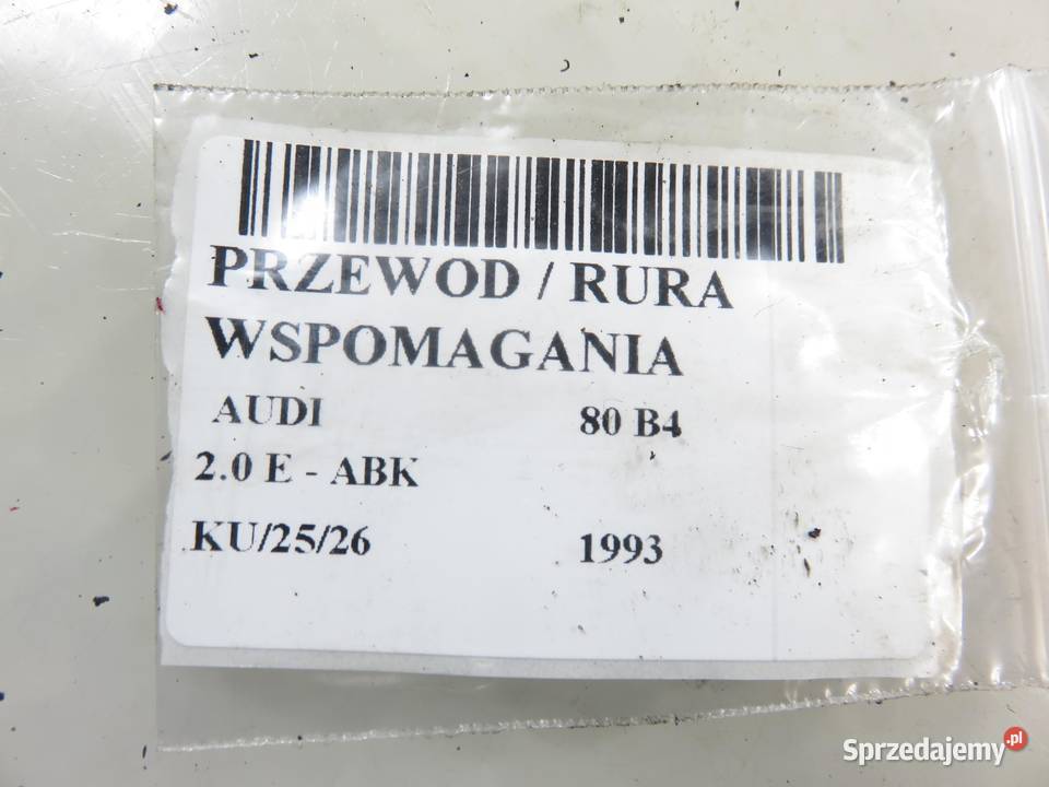 PRZEWÓD WSPOMAGANIA AUDI 80 B4 20 8A1422893B Przewody układu wspomagania małopolskie