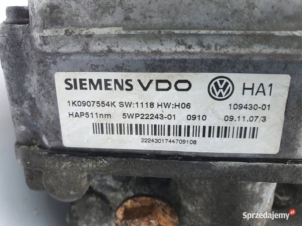 VW Passat B6 32 V6 FSI TYLNY MOST TYŁ 1K0907554K