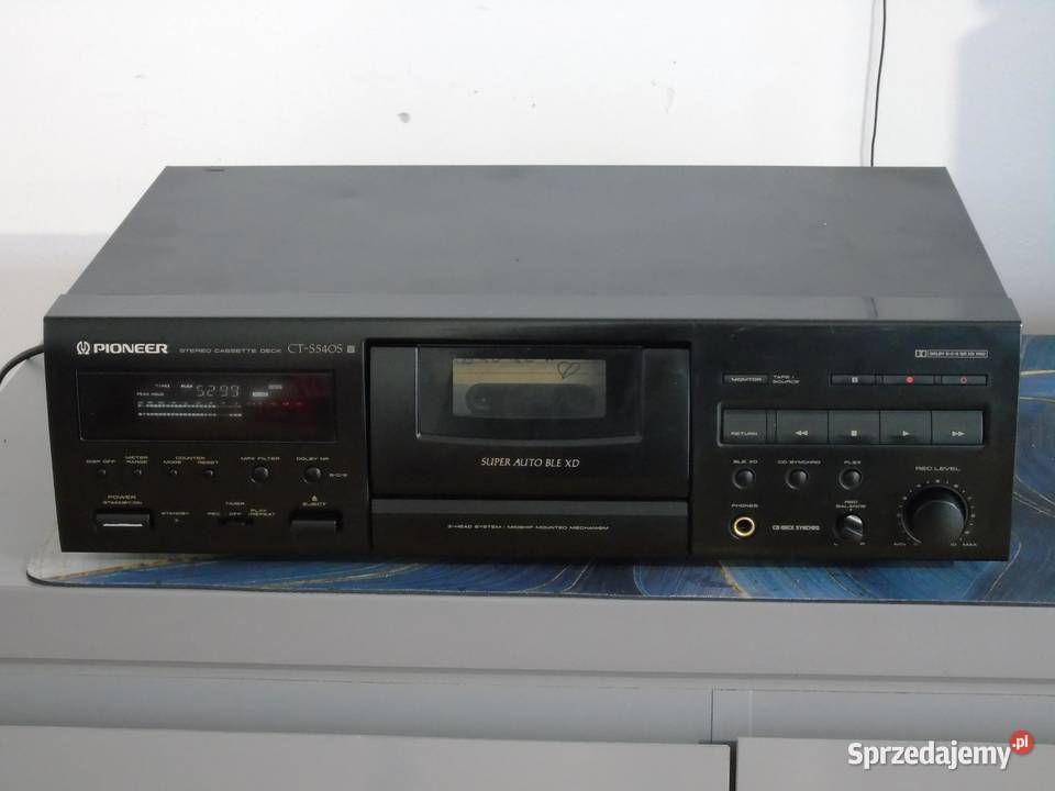 Magnetofon kasetowy Pioneer CTS540S 3 głowice Magnetofony