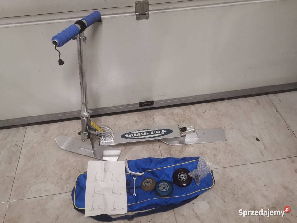 Hulajnoga z płozami 2w1 Rolki, wrotki i hulajnogi sprzedam