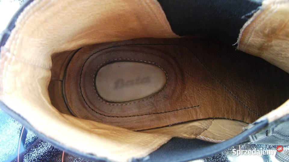 botki męskie czarne Bata 45 Skubianka