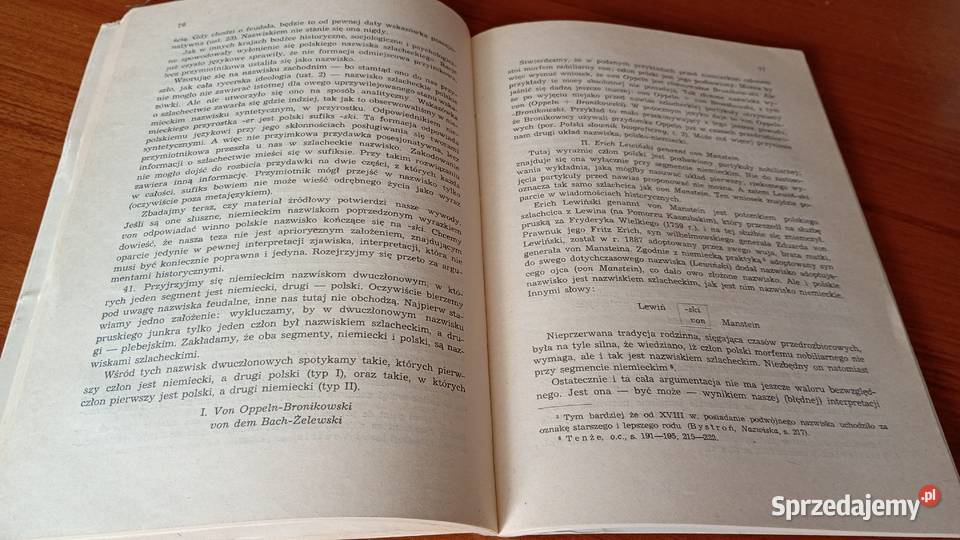 Polskie nazwisko szlacheckie Józef Matuszewski kompendium, repetytorium, opracowanie Gdańsk sprzedam