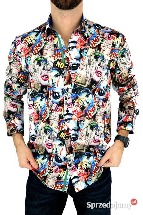 DANIEL BESSI Koszula Męska Fb072 Moda GAZETA wielkopolskie Ostrów Wielkopolski sprzedam