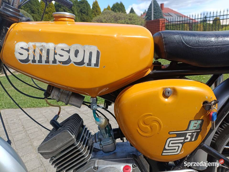 Simson S51 1987r oryginał zarejestrowany Sieradz