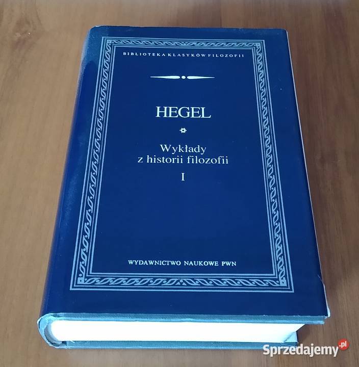 Wykłady z historii filozofii T 1 Georg Wilhelm