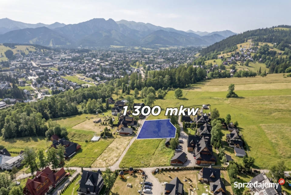 Działka budowlana z drogą Zwijacze Zakopane Sprzedaż