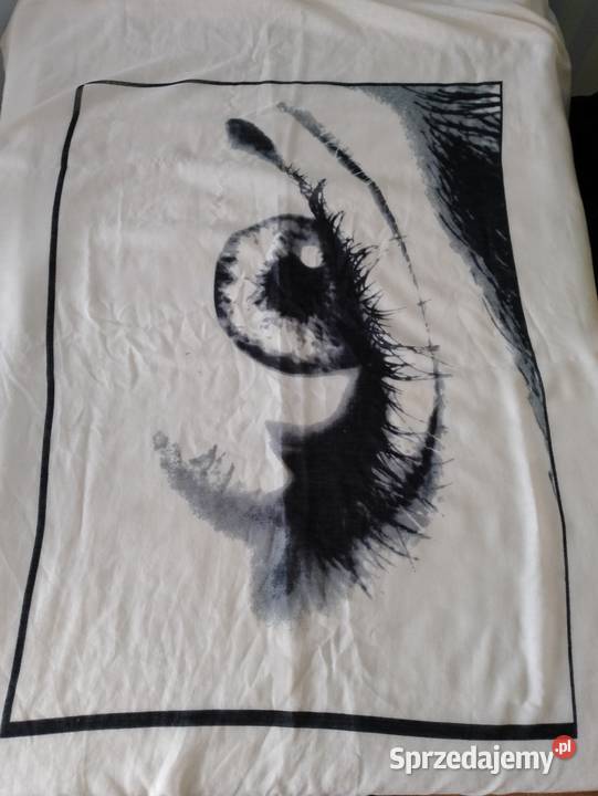 Szalik CALVIN KLEIN Women kremowy z wzorem oka Oborniki