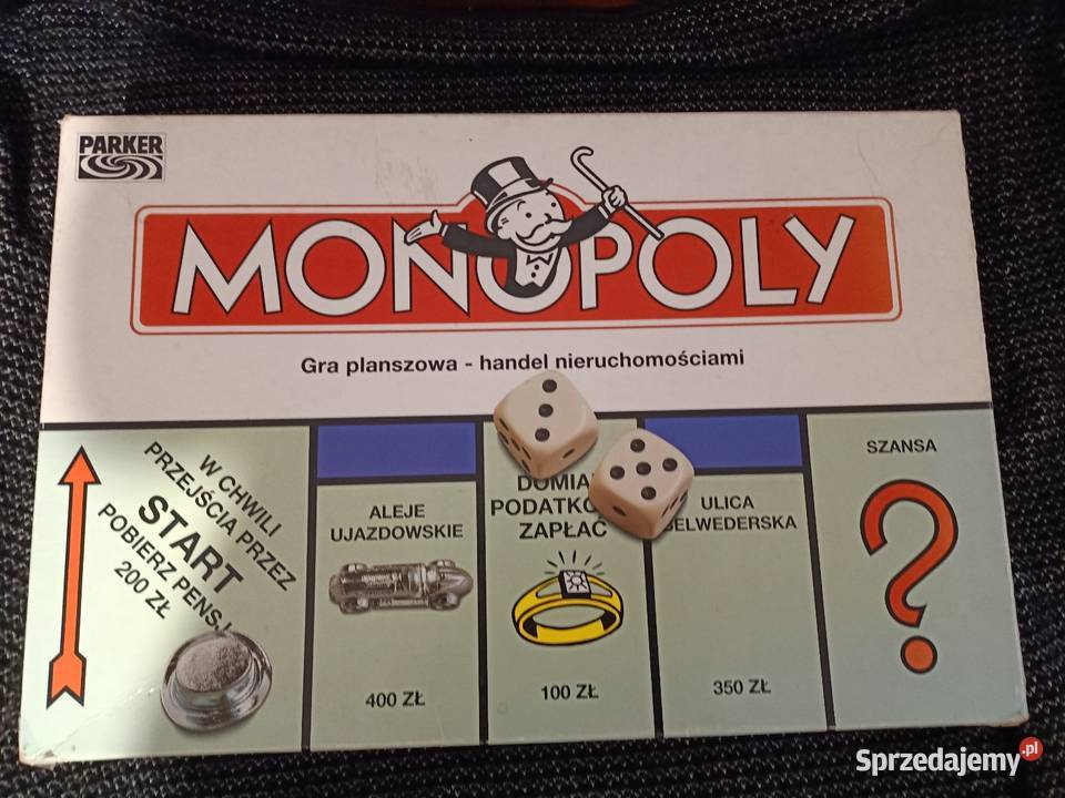 Monopoly gra planszowa handel nieruchomościami Poznań