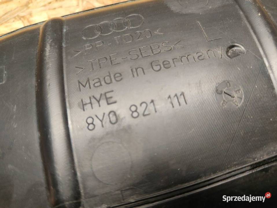 Wygłuszenie Błotnika Lewe Audi A3 8Y 8Y0821111 Pleszew