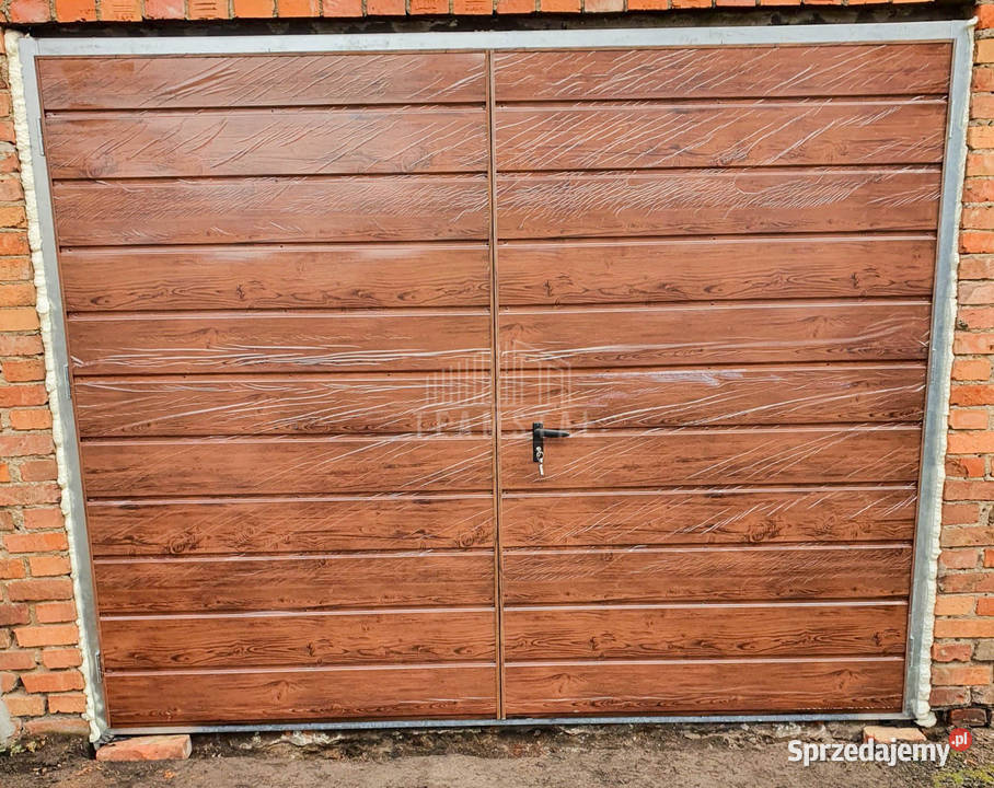 Bramy garażowe na wymiar dwuskrzydłowe ocieplone Dom i Ogród dolnośląskie Kłodzko
