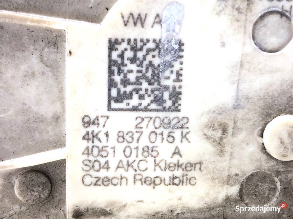 ZAMEK DRZWI LEWY PRZÓD AUDI A6 C8 Kombi Zamki, wkładki i kluczyki sprzedam