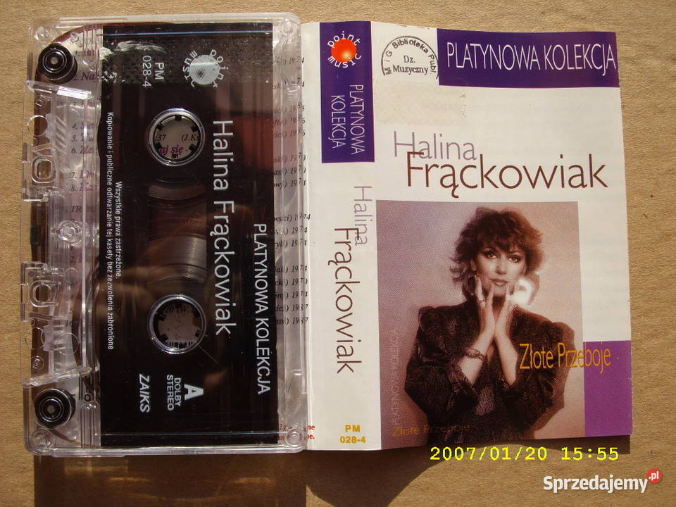 Pop kaseta HALINA FRACKOWIAK3 KASETY Wołów