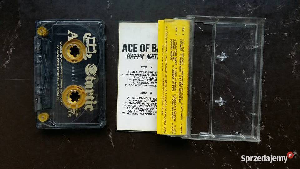 Kaseta magnetofonowa Ace of base Happy nation Siemiatycze