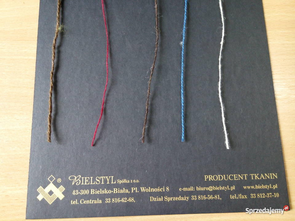 Przędza zgrzebna przędza zdobne śląskie Bielsko-Biała sprzedam