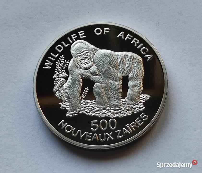 Moneta REPUBLIKA DU ZAIRE 500 ZAIRES 1996 Goryl Pruszków