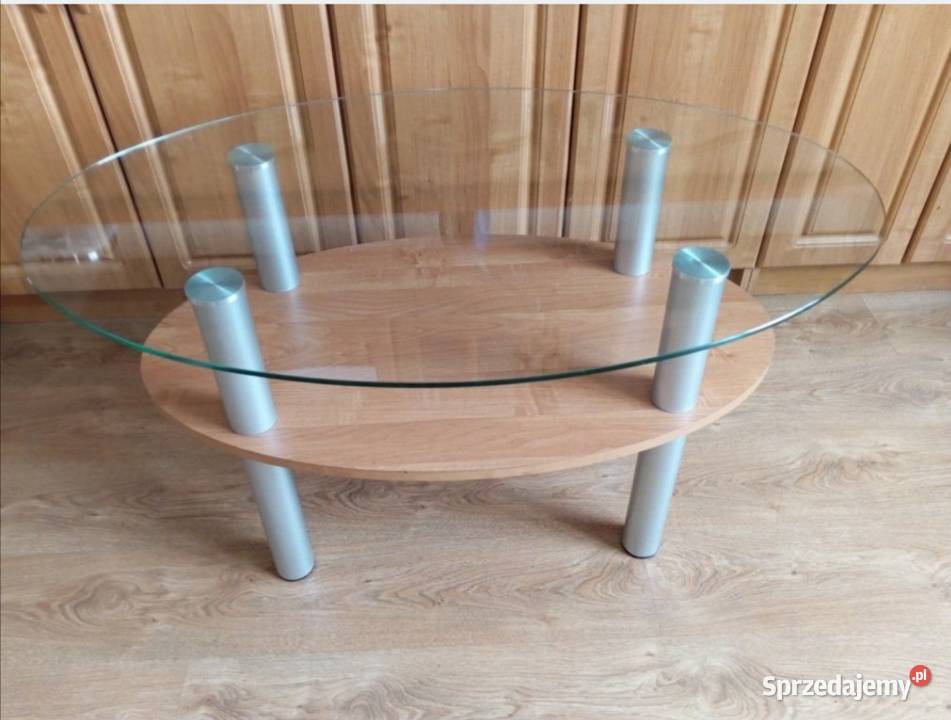 BRW Szklany stolik kawowy 56cm podkarpackie sprzedam