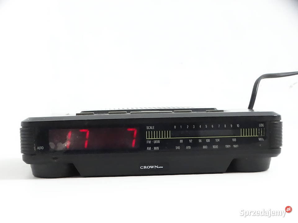 Klasyczny Radiobudzik CROWN Japan Sprawny Retro sprzedam