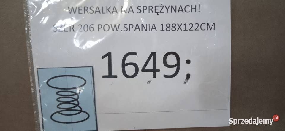 WERSALKA NA SPRĘŻYNACH kujawsko-pomorskie