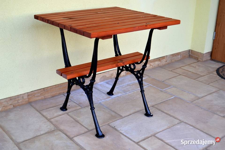 stół ogrodowy tarasowy stolik stoliczek kawowy ławka SD009