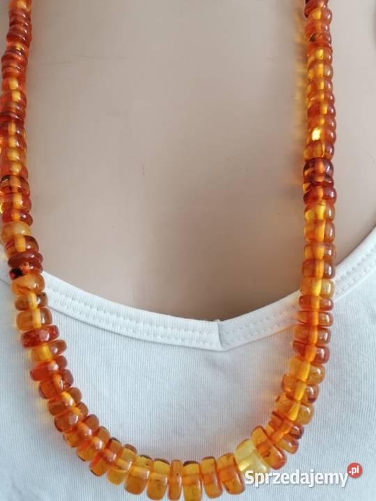 Naszyjnik Bursztyn Vintage Białystok sprzedam