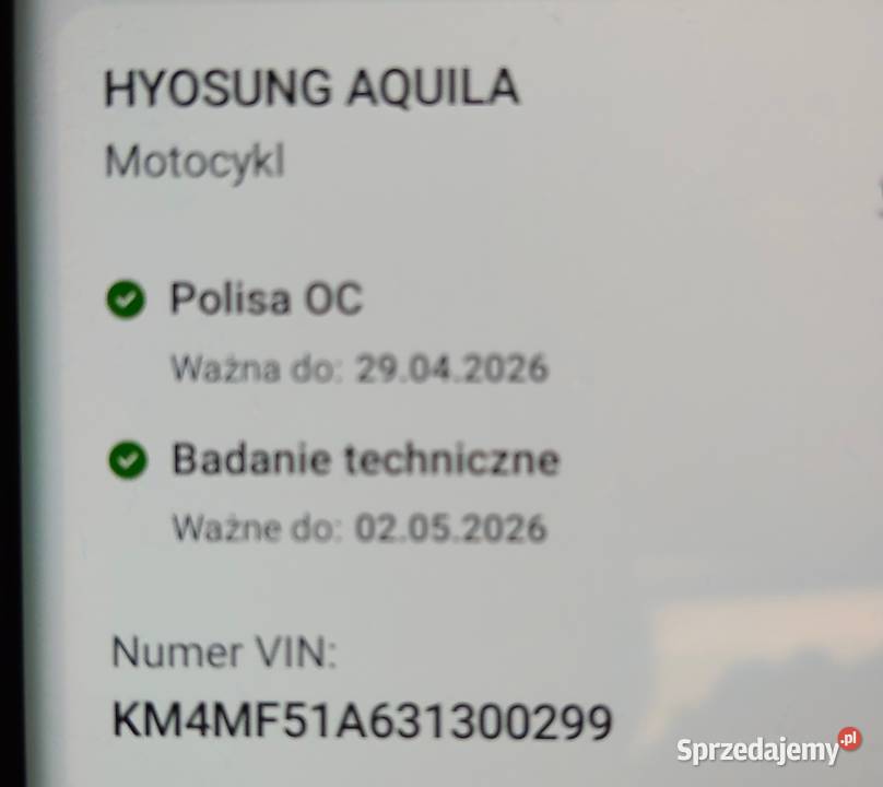 Hyousung aquila 125 Bochnia sprzedam