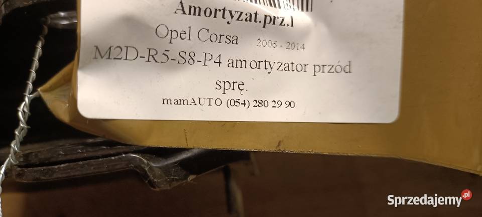 Amortyzator ze sprężyną Przód L Opel Corsa Tczew