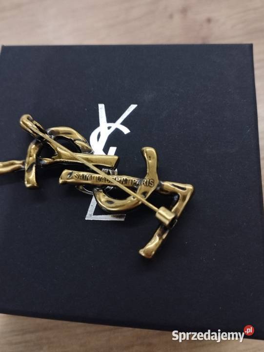 Używana broszka YSL Saint Laurent Paris w Warszawa