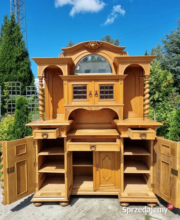 Jadalnia w stylu gdańskim komplet Kredens i Szczecin