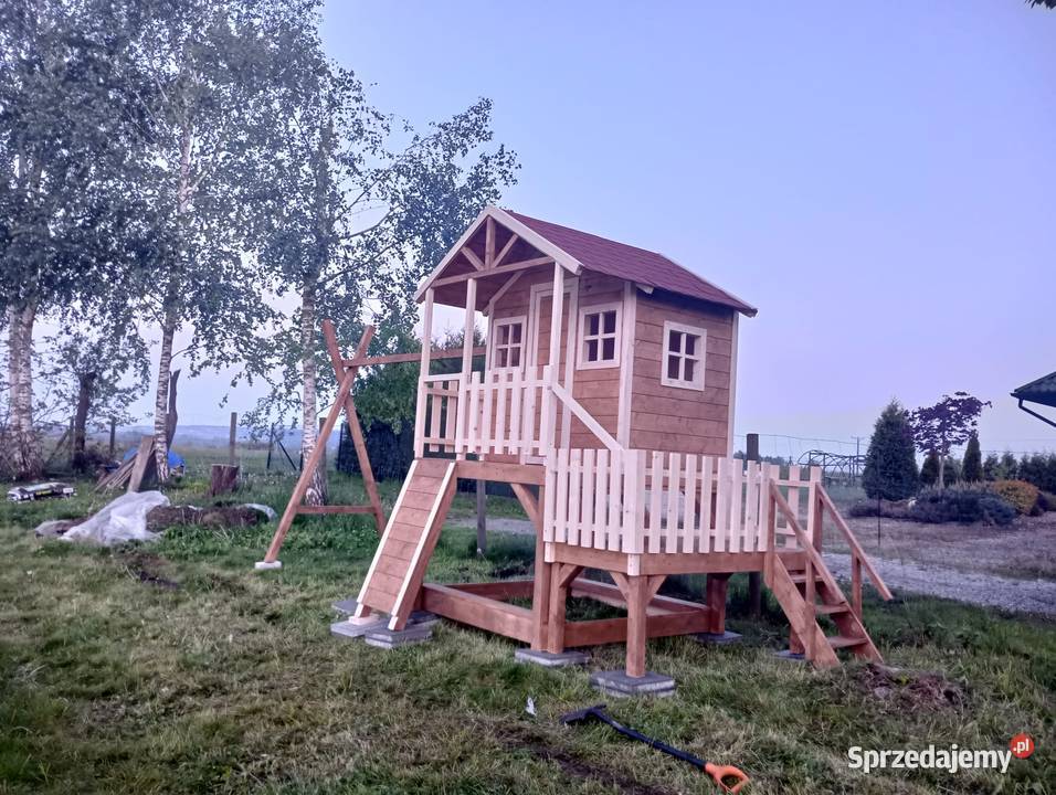 Domek drewniany plac zabaw dzieci Domki drewniane Rzeszów sprzedam