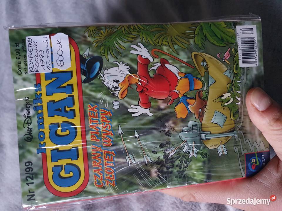 Komiks Gigant komplet 12 tomów rocznik 1999 stan Gdynia sprzedam