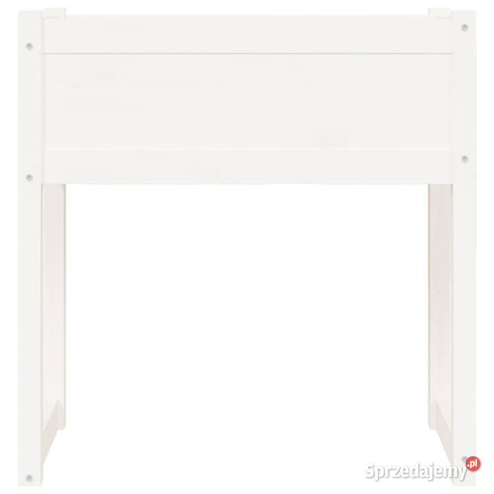Donica biała 78x40x81 lite drewno sosnowe Warszawa