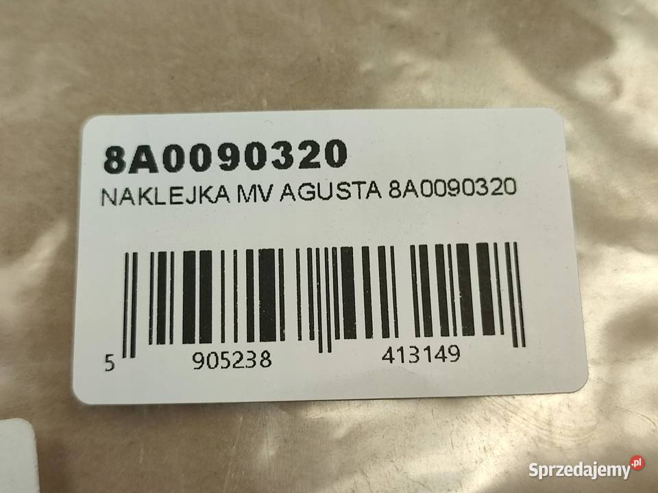 NAKLEJKA F4 NA ZADUPEK MV AGUSTA F4 750S